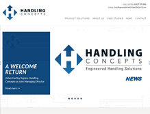 Tablet Screenshot of handlingconcepts.co.uk